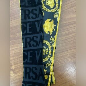 Versace "I Love Baroque" or "Barocco" cotton bathrobe belt